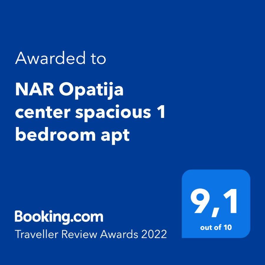 "Nar" Opatija Center Spacious 1 Bedroom Apt 外观 照片